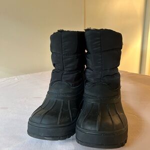 London Fog Black Winter Boots
